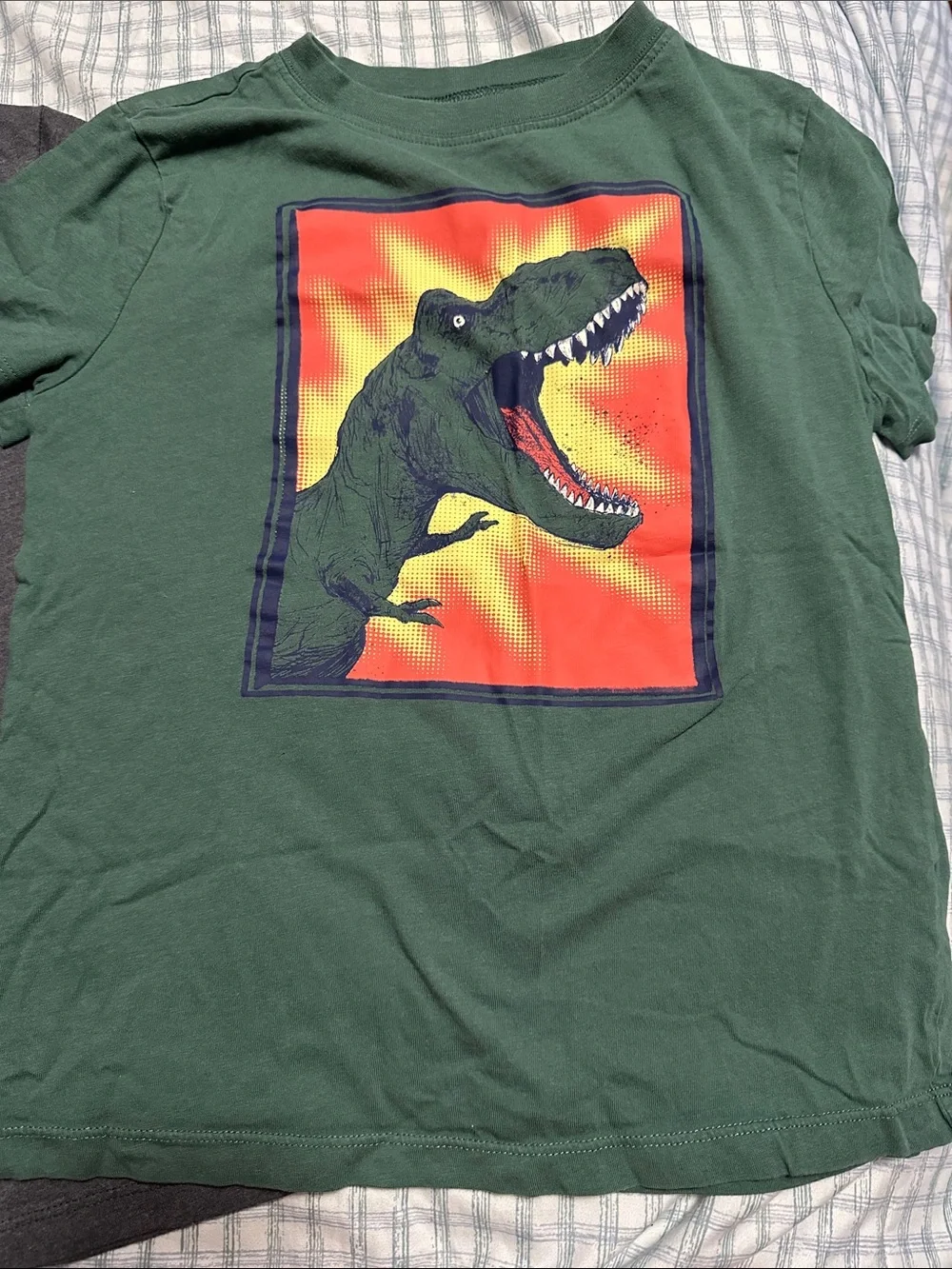 Carters bundle of 4 dinosaur shirts size M / 8